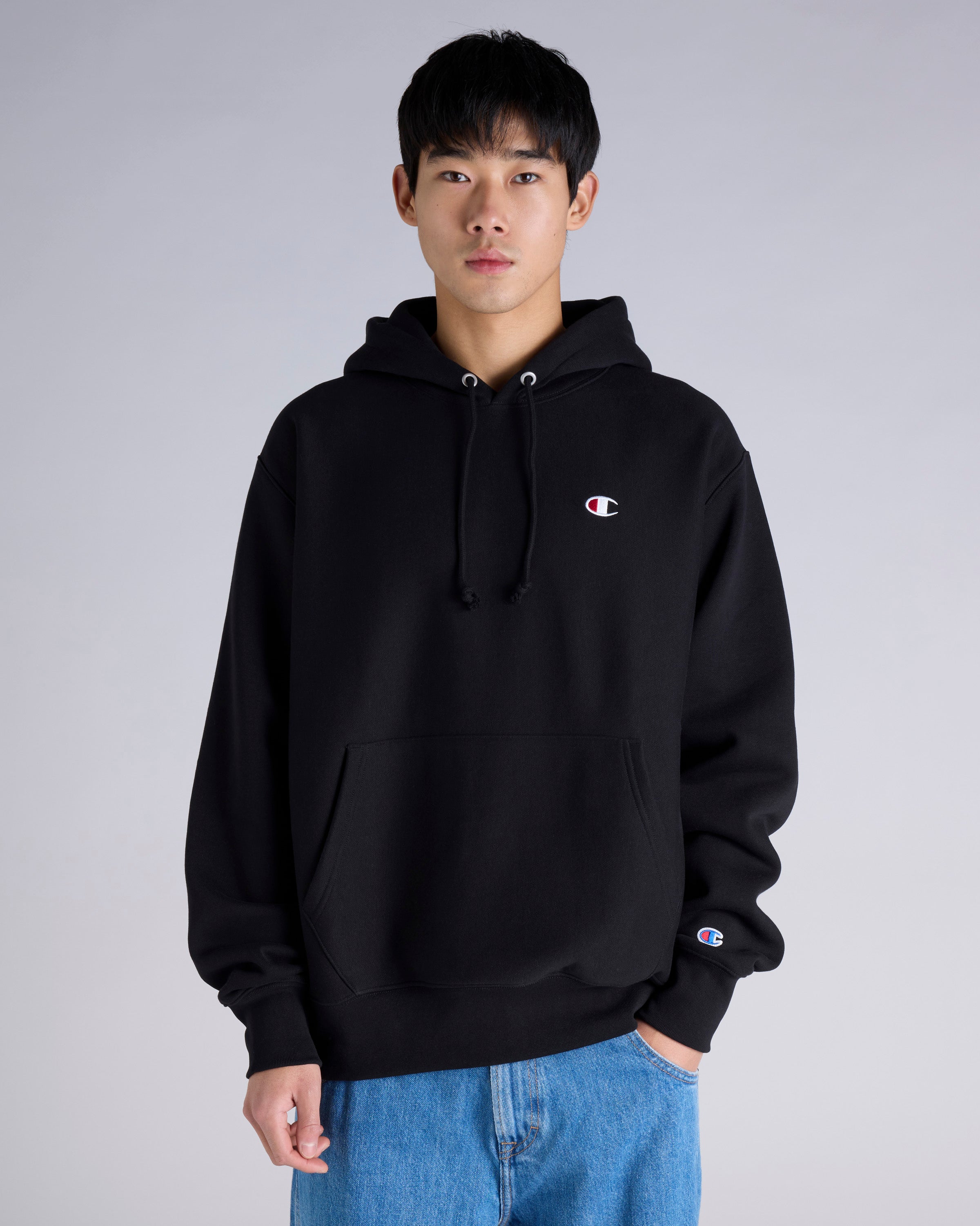 Champion Reverse Weave Hoodie Grey Champion Hoodie In Australia