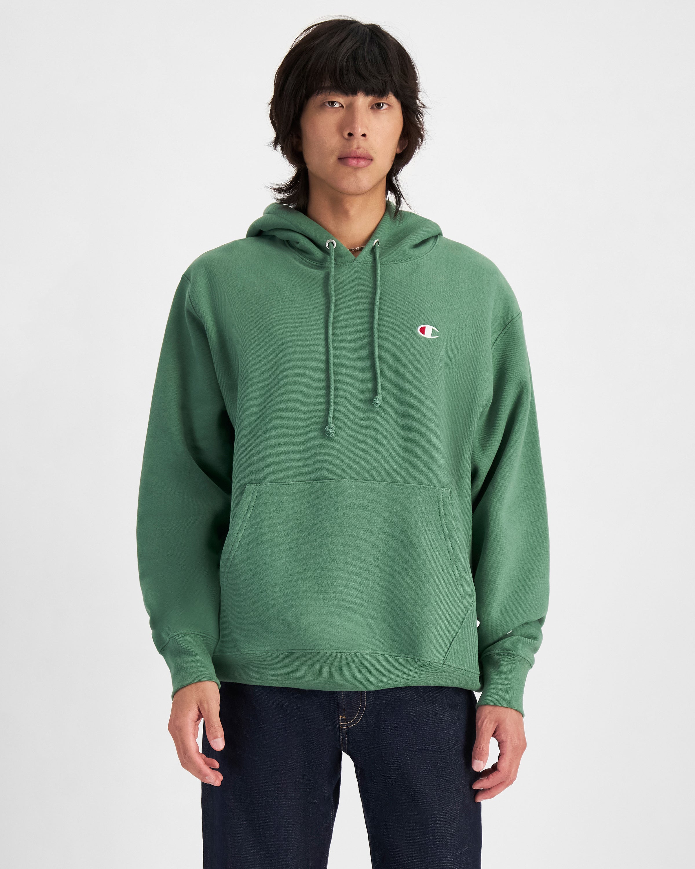 Hooded Sweatshirt Champion Sweater Dark Green Xl Buy Reverse Weave