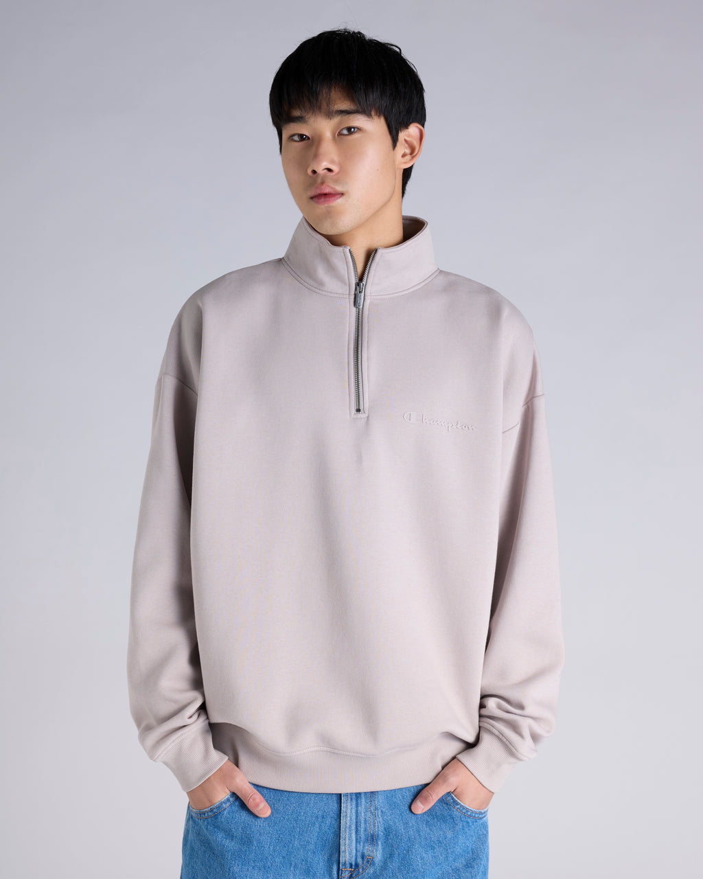 Buy Tonal Qtr Zip Crew | Champion Australia