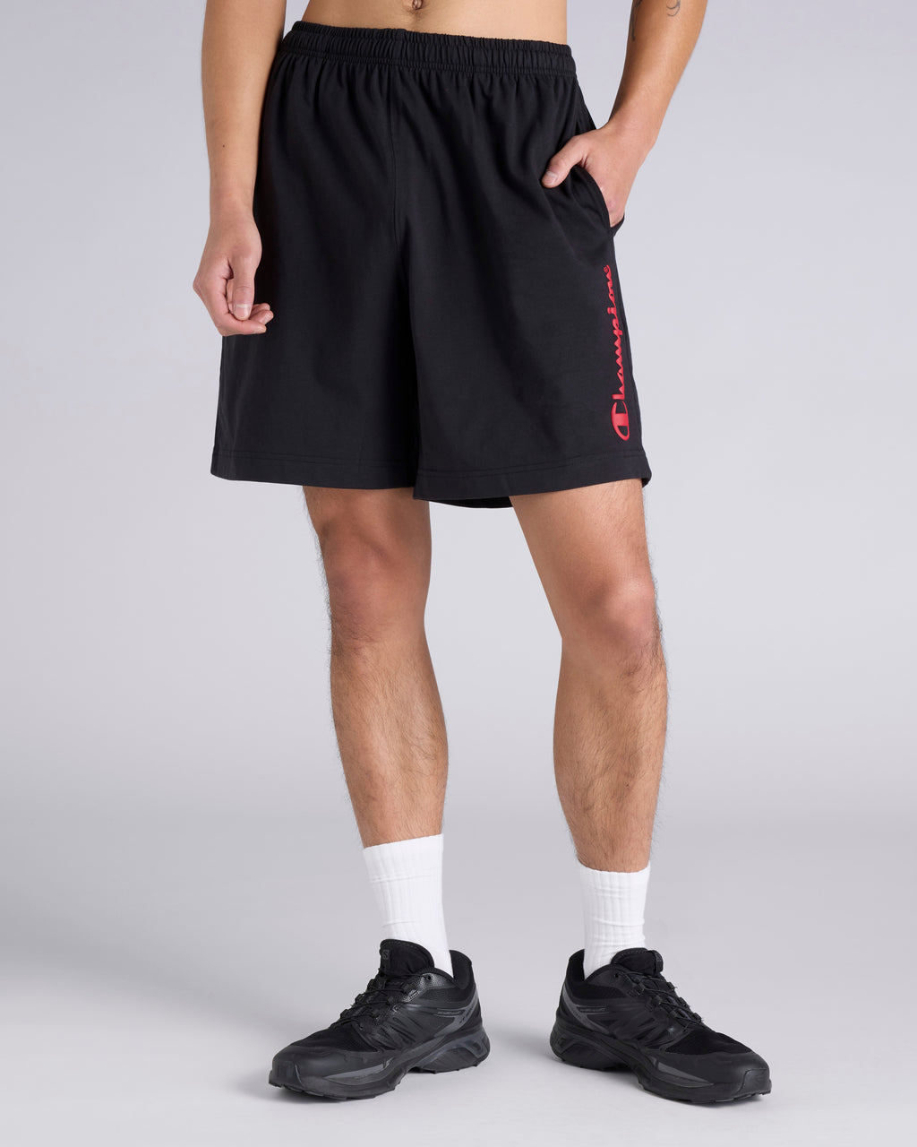 Puff Carre Script Buy Puff Script Jersey Shorts | Champion Australia