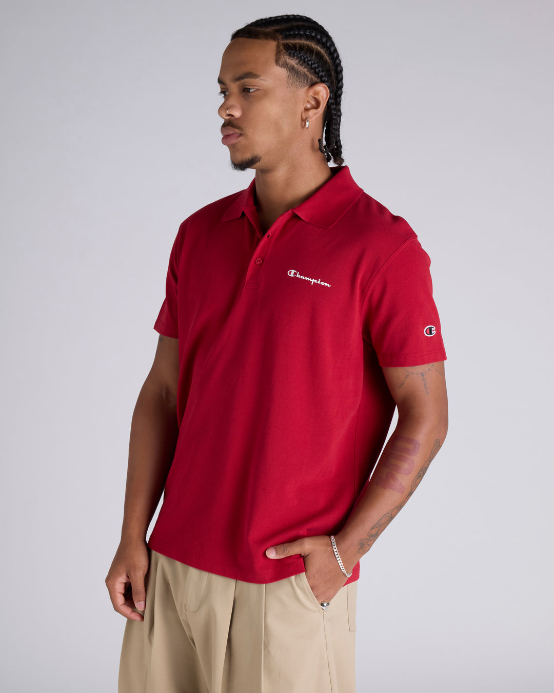 Champion Script Pique Polo Shirt