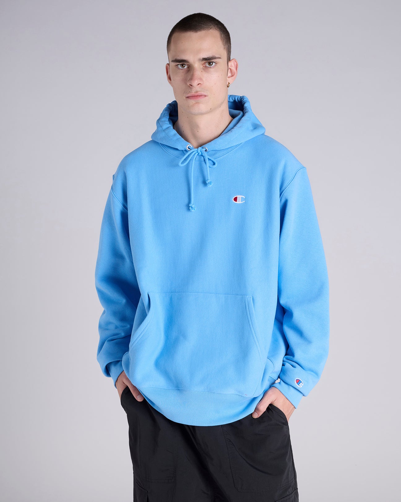 END. × CHAMPION  TERRY HOODY
ダスティ ピンク XL Buy Reverse Weave C Logo Terry Hoodie | Champion Australia