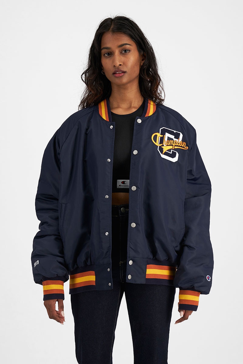 Champion Re:Bound Letterman Jacket | Womens Jacket | CREMN