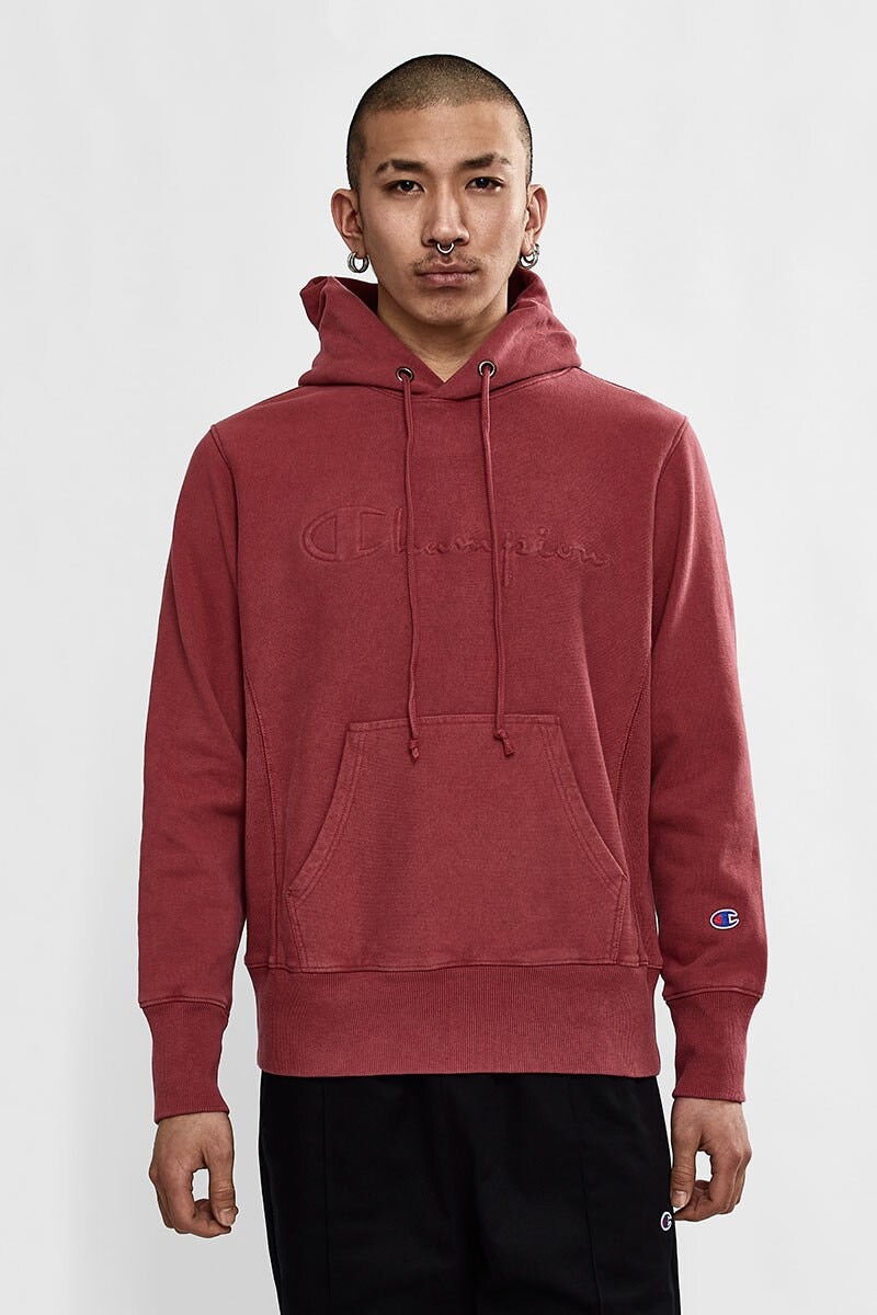 CHAMPION Reverse Weave Faded Logo Hoodie | AX46A1