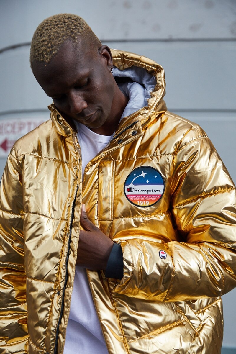 Nasa Metallic Puffer Jacket