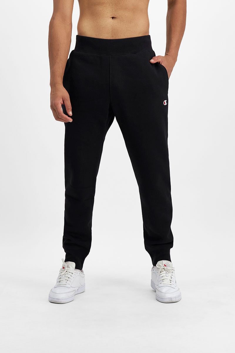 Champion black track pants outlet