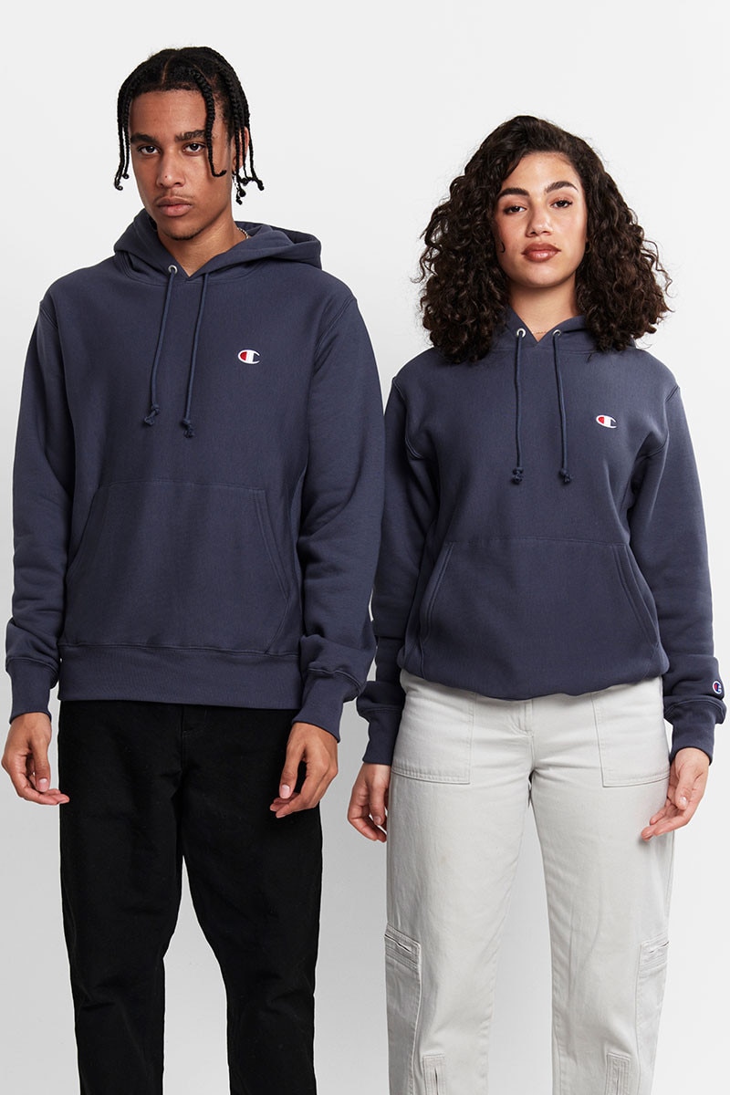 Champion reverse weave hoodie size outlet