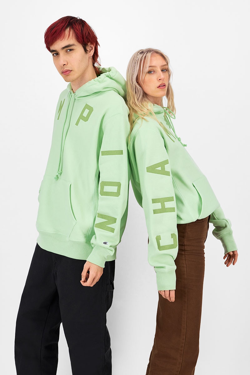 Reverse Weave Arch Logo Hoodie