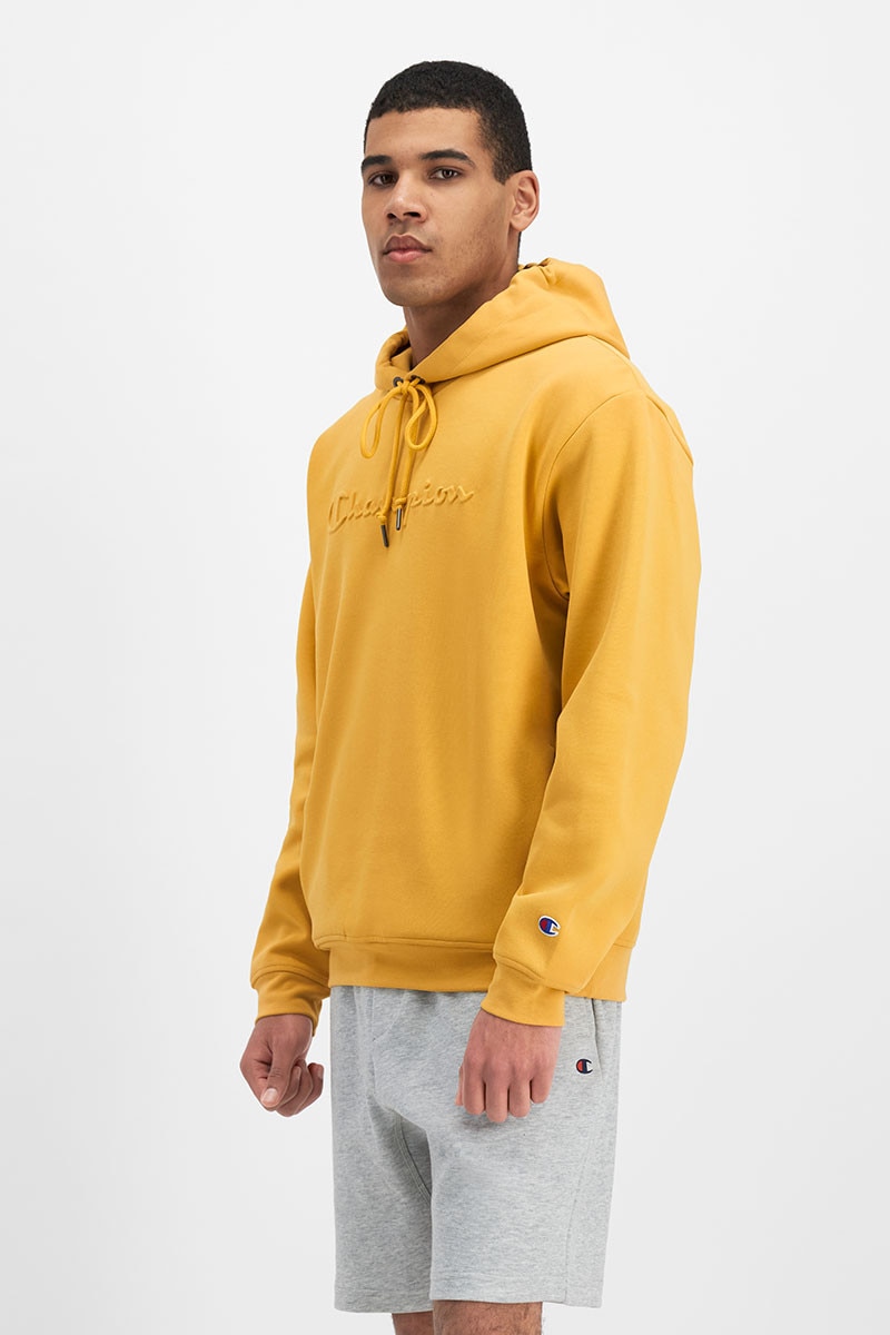 Champion mustard yellow hoodie shop