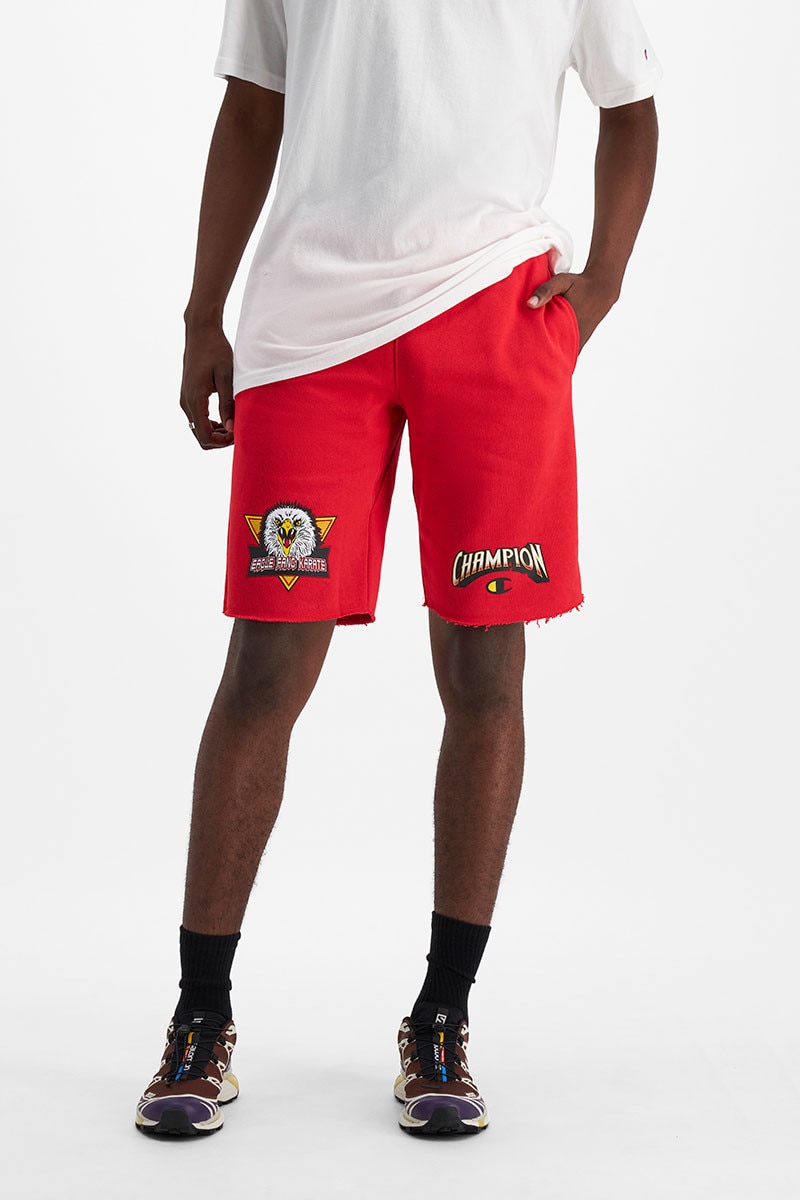 Eagle Fang Reverse Weave Cut Off Shorts