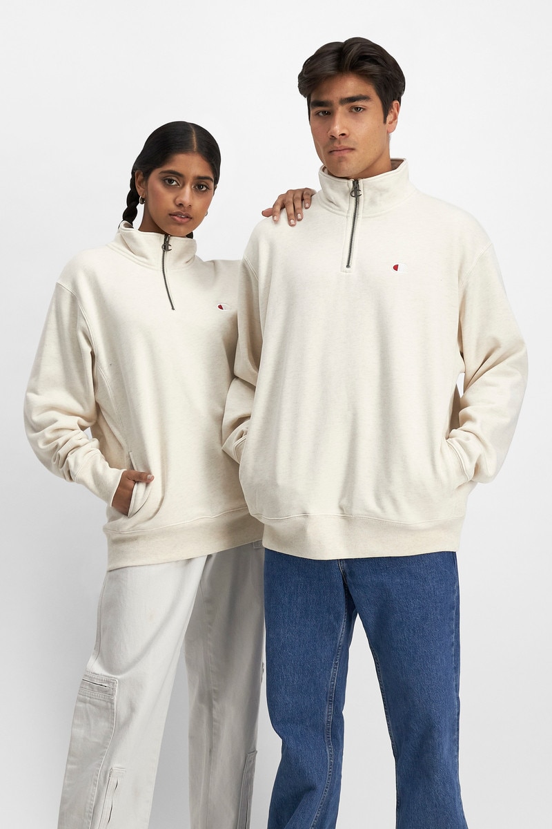 Reverse Weave French Terry Quarter Zip