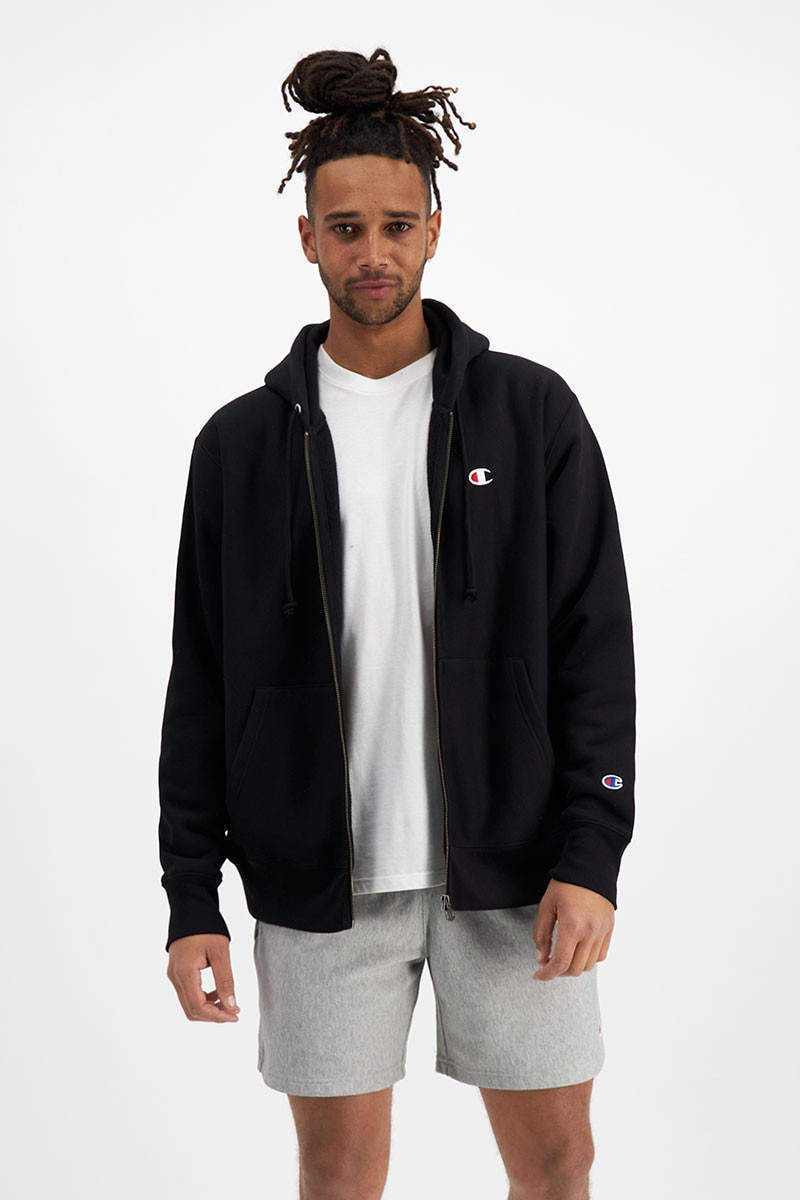 Reverse Weave Full Zip Hoodie
