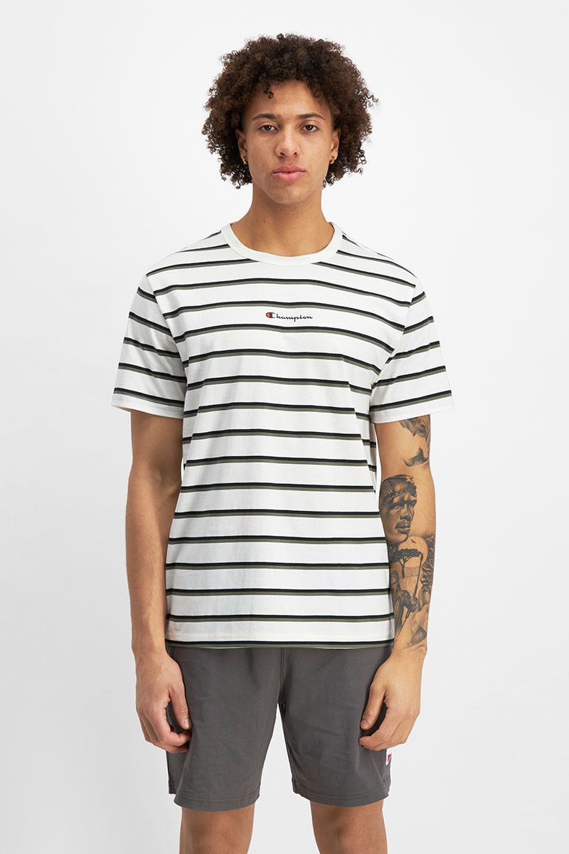 Script Stripe Tee