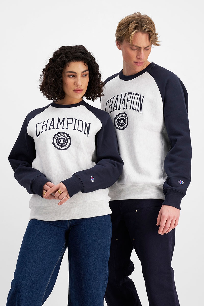 Reverse Weave Archive Raglan Crew