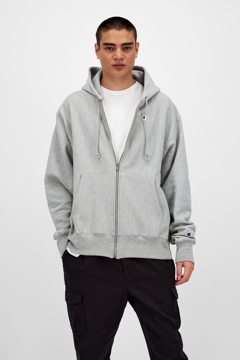 Reverse Weave Full Zip Hoodie