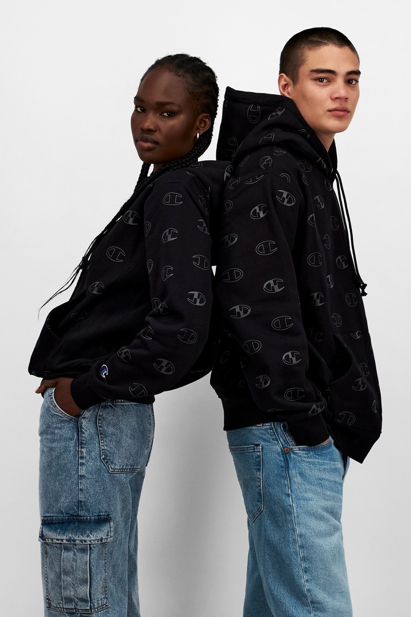 Champion monogram hoodie sales