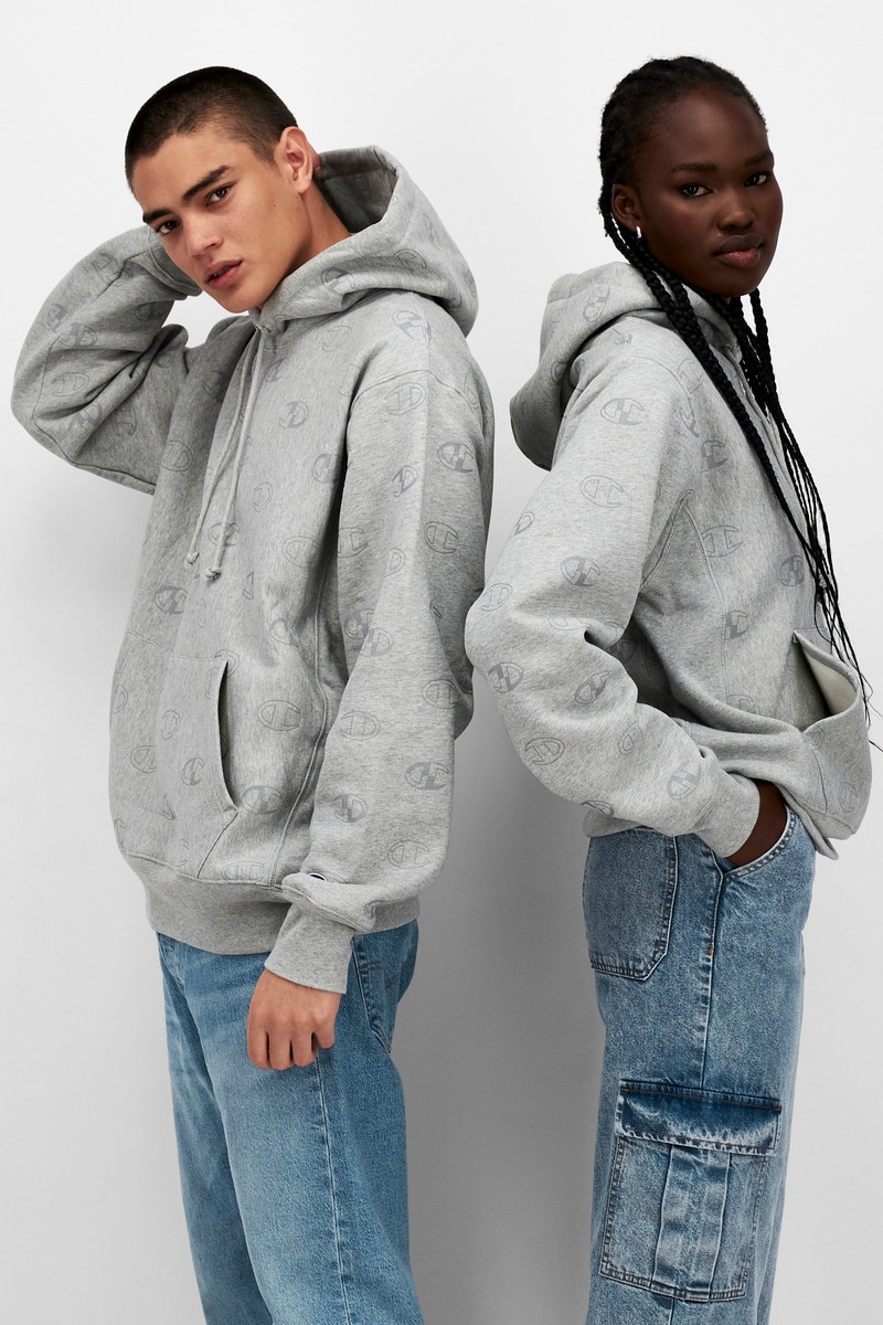 Champion monogram hoodie sales