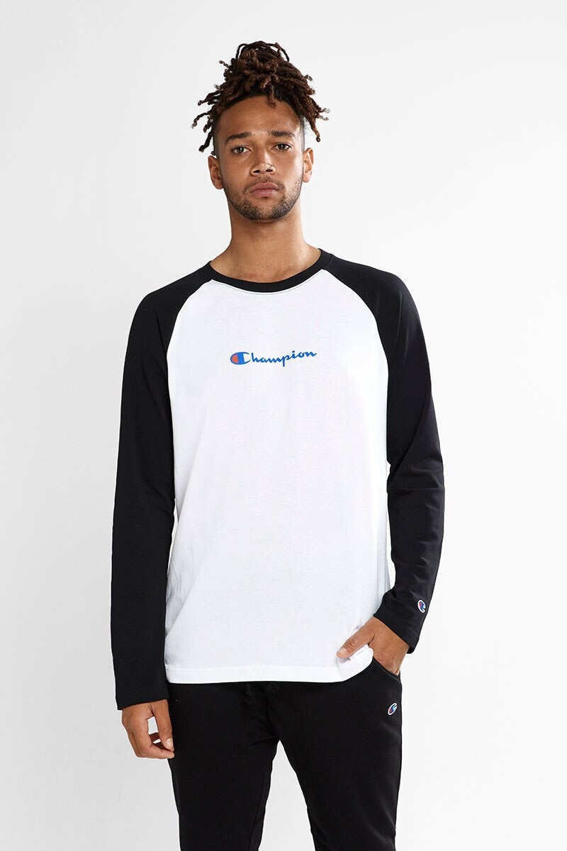 CHAMPION Champion Script Long Sleeve Tee AW4RN