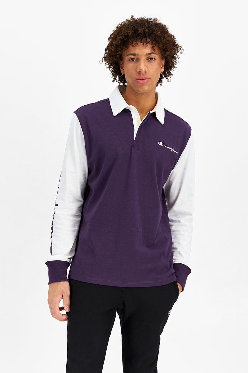 Champion polo long sleeve sales