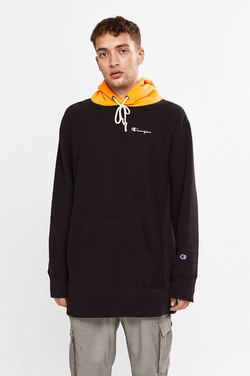 Champion block hoodie new arrivals