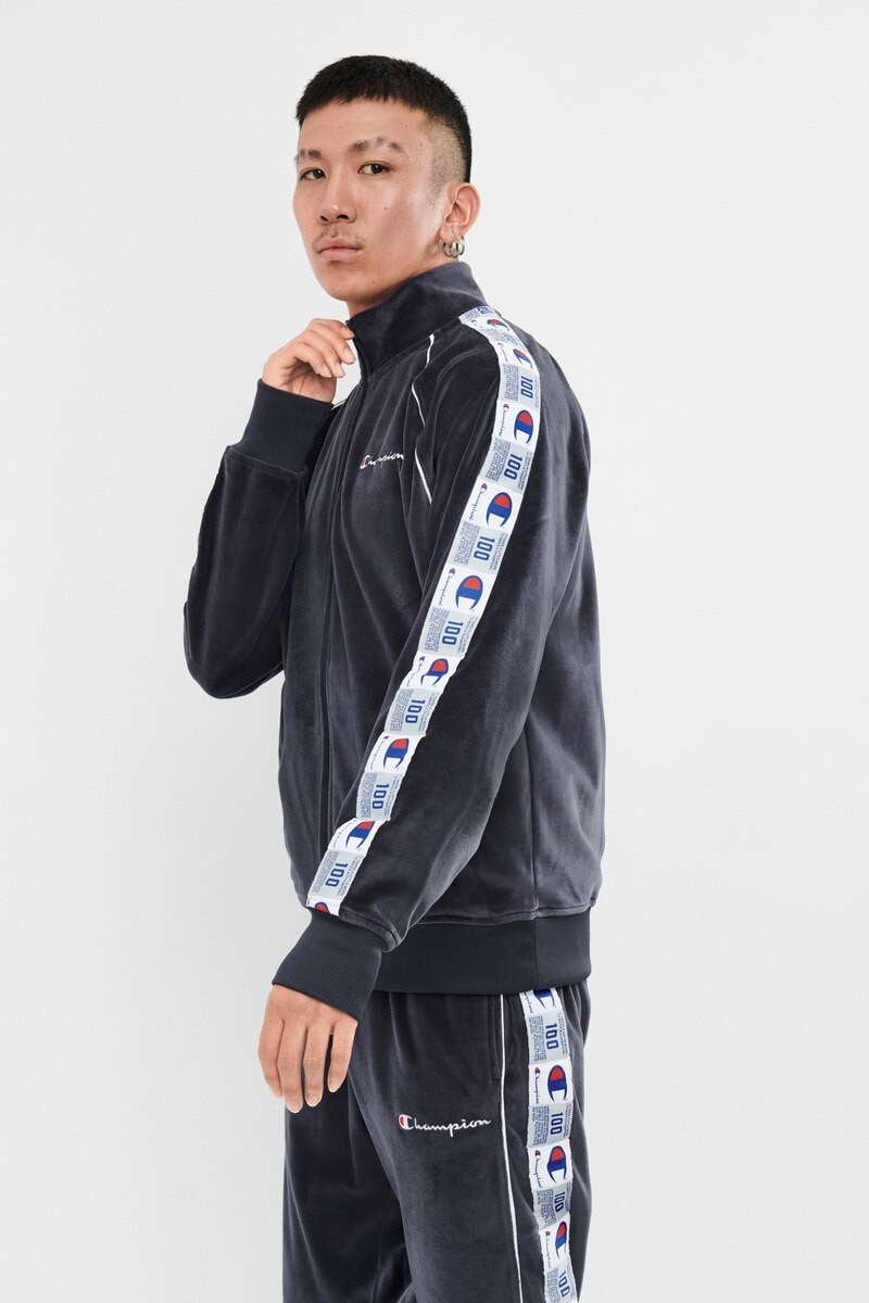 Velour Track Jacket