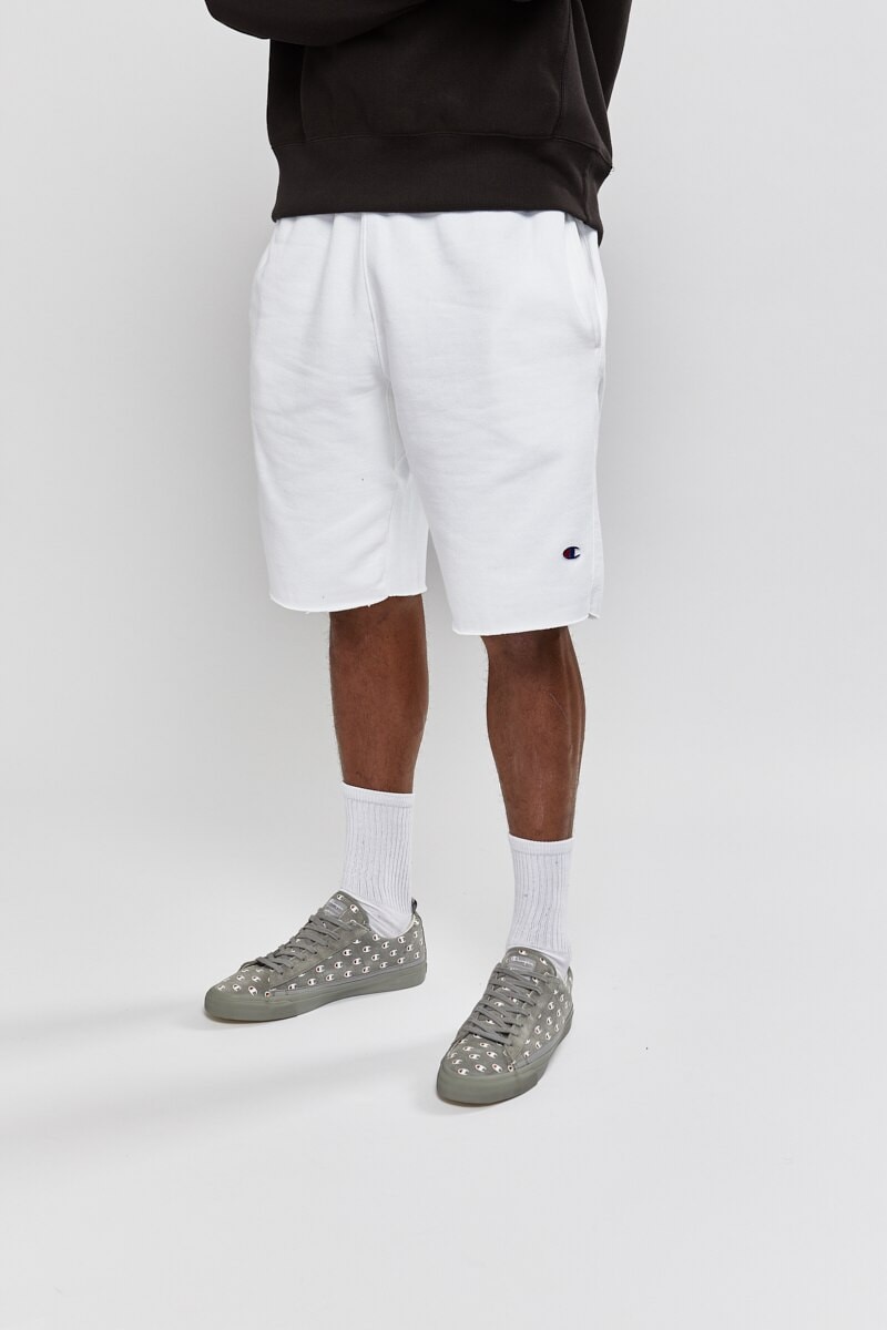 Champion reverse weave cut off short aop store