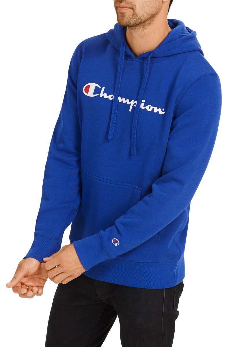 Champion hoodie big script on sale
