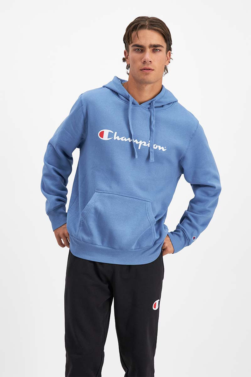 Champion script pullover hoodie on sale