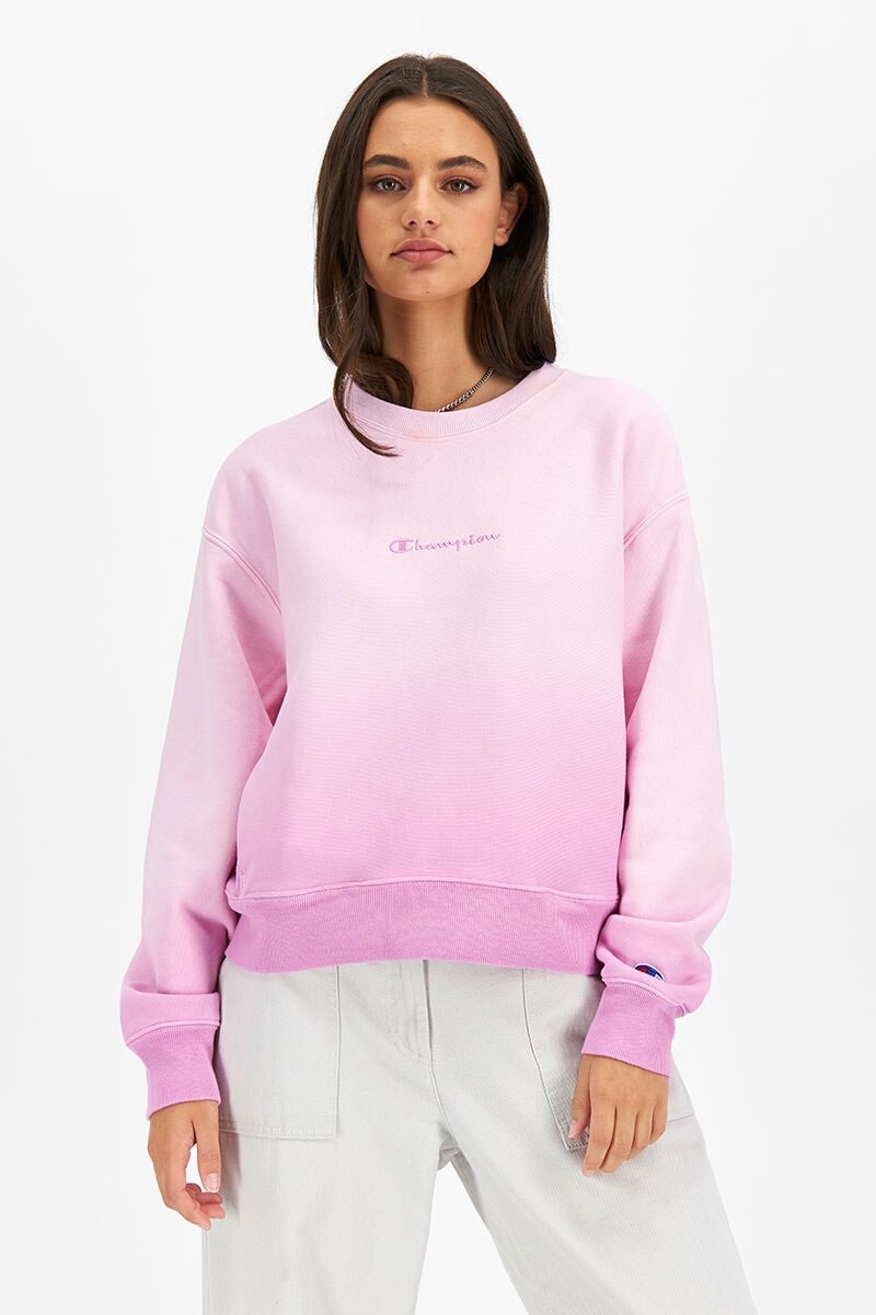 CHAMPION Reverse Weave Ombre Relaxed Crew | CTMHN