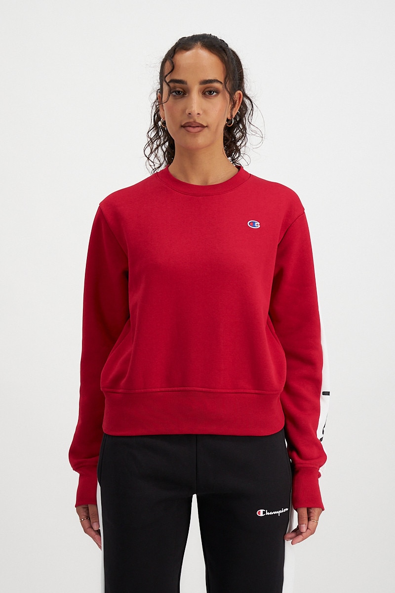Champion panel crew sweatshirt store