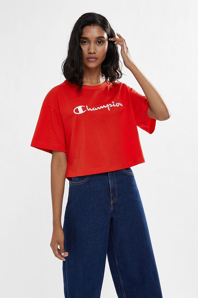 CHAMPION Heritage Boxy Script Tee CVGAN
