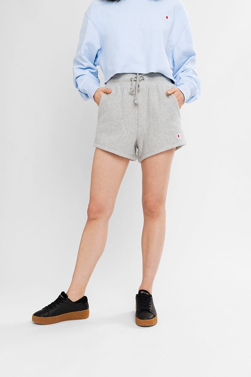 Champion reverse weave shorts grey on sale