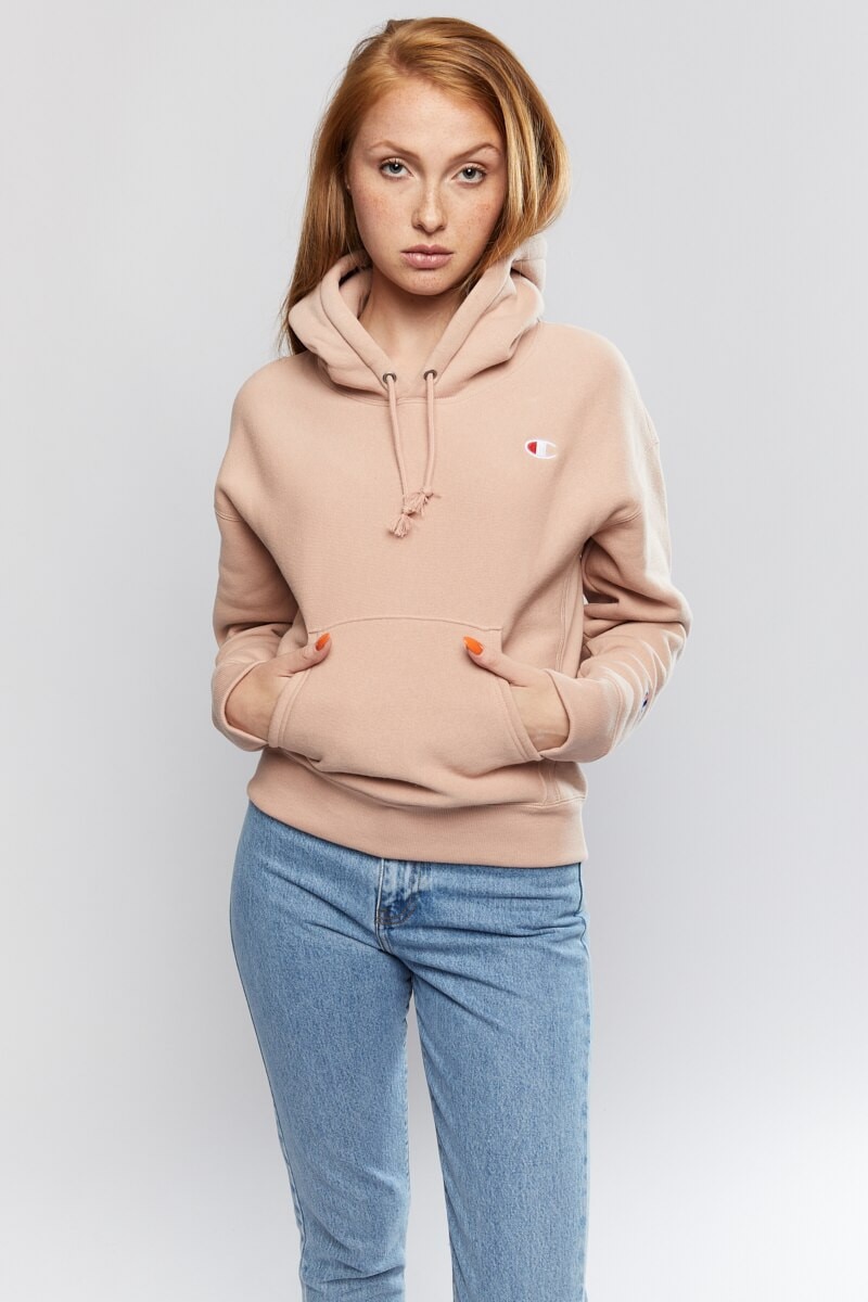 champion tinted tan hoodie