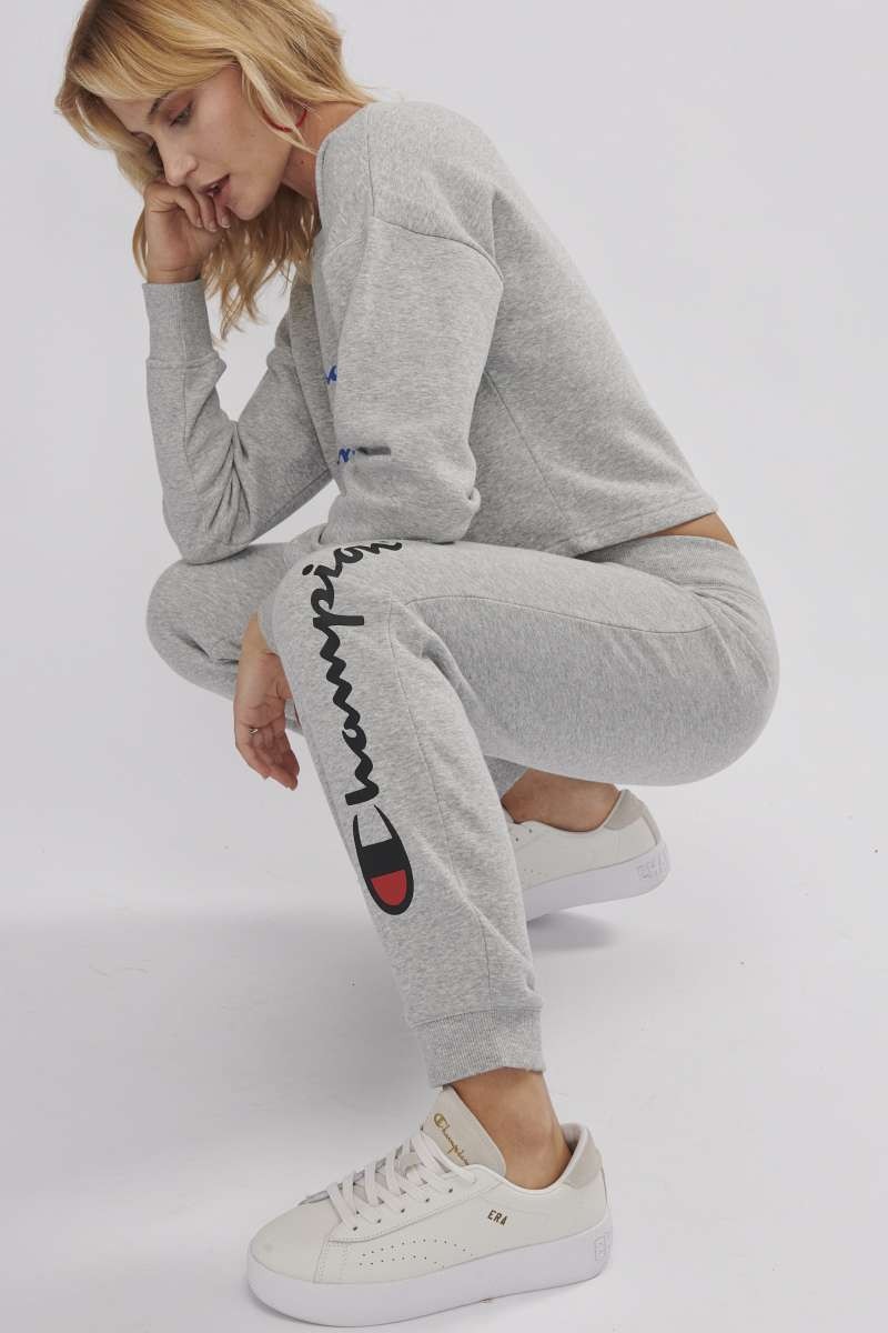 Champion script track pants deals