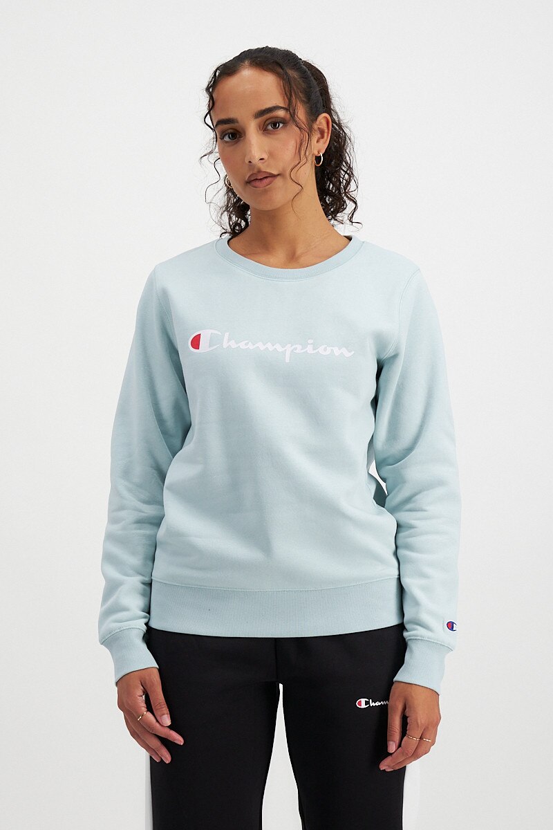 Champion teal crew neck on sale