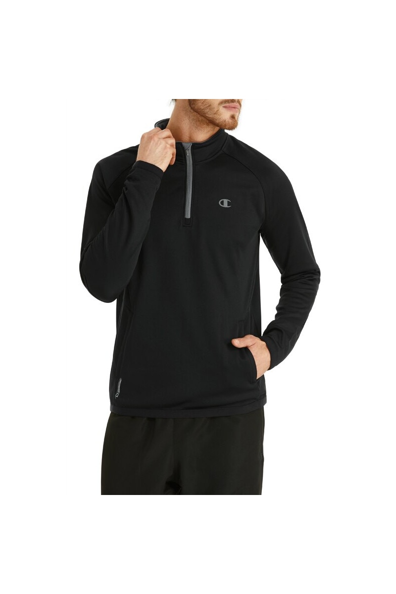 Champion zip fleece clearance