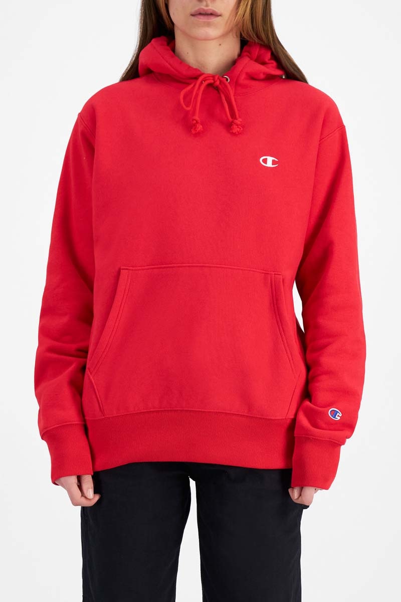 Champion sweatshirt mens red deals
