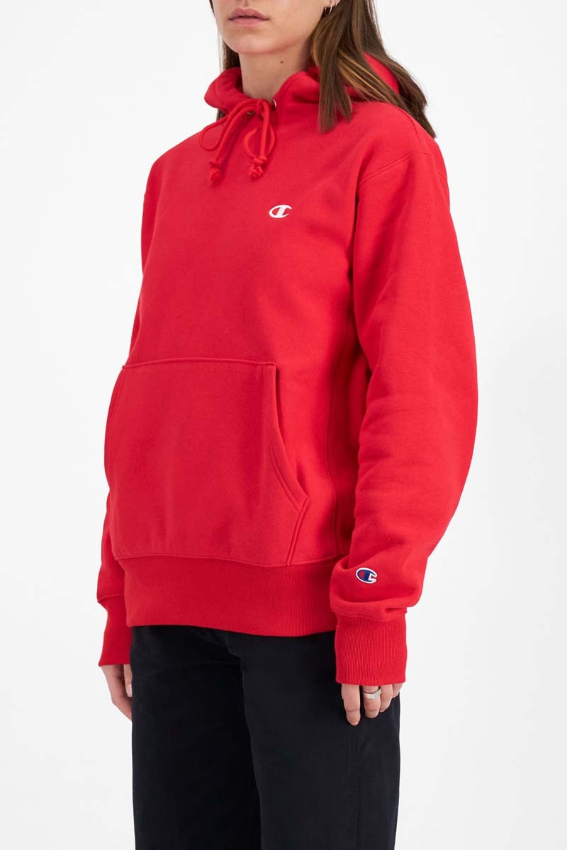 Champion blue and red hoodie on sale