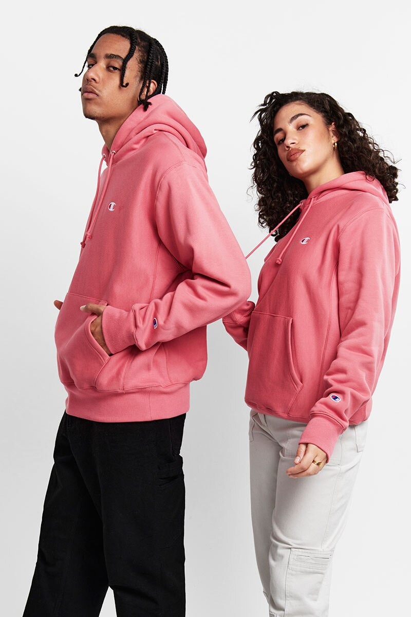 Champion reverse weave sublimated pink hoodie clearance