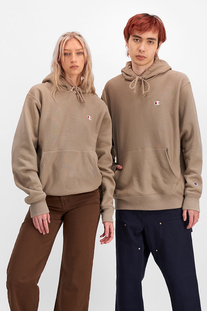 Dark khaki hoodie on sale