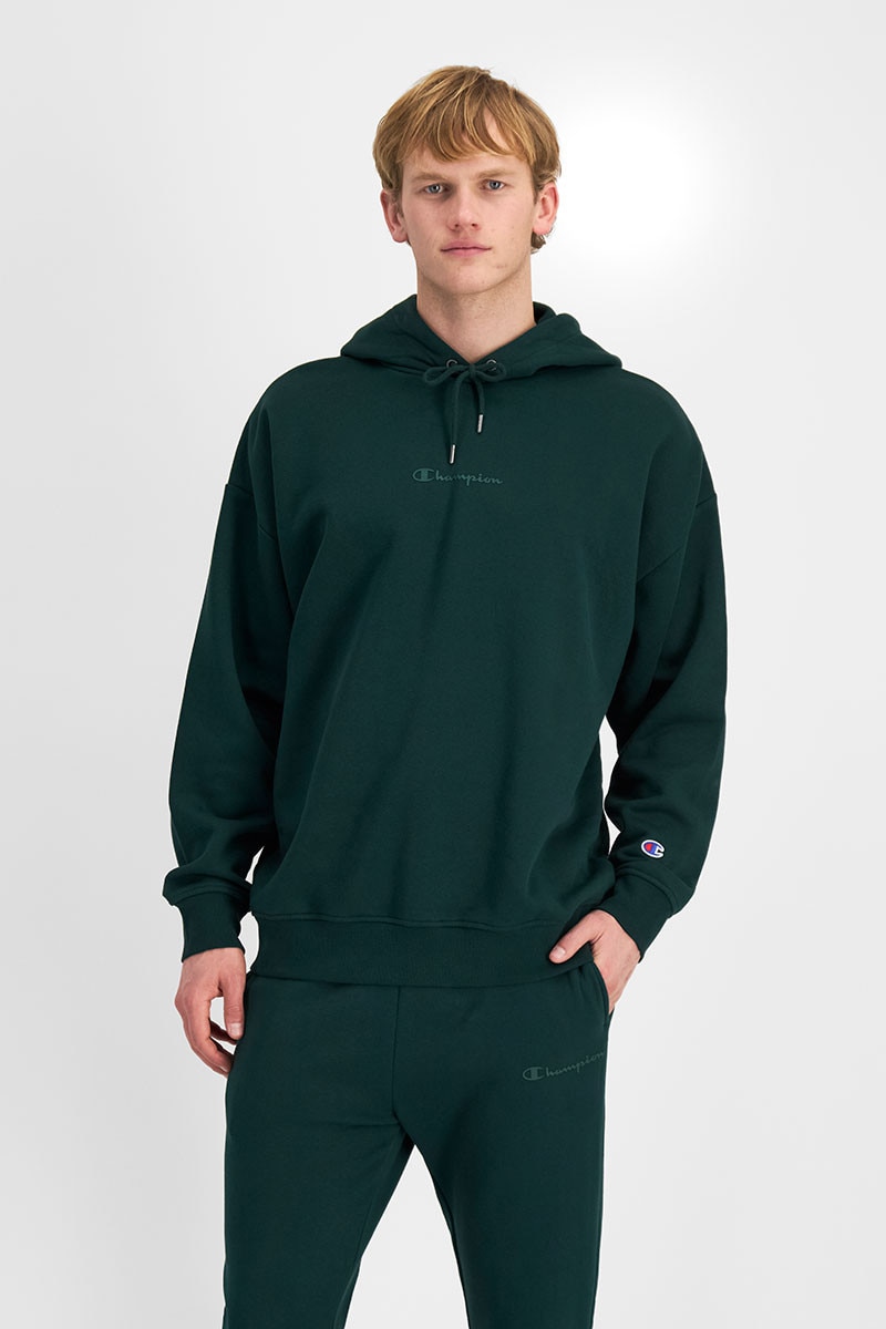 Champion script hoodie mens online