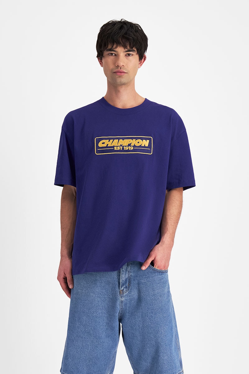 激安店舗 Racer Heritage Champion Logo AU78N | T-Shirt Mens | Tee トップス