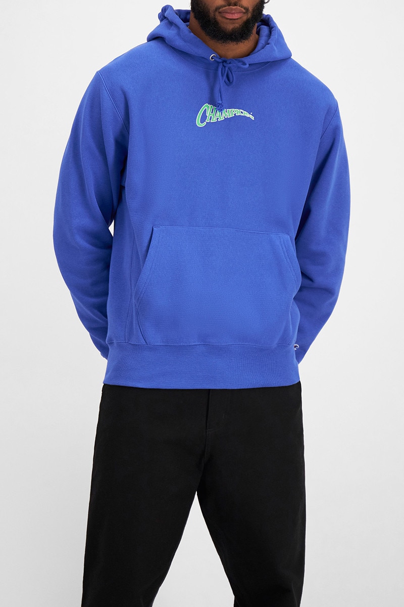 Active blue champion hoodie online