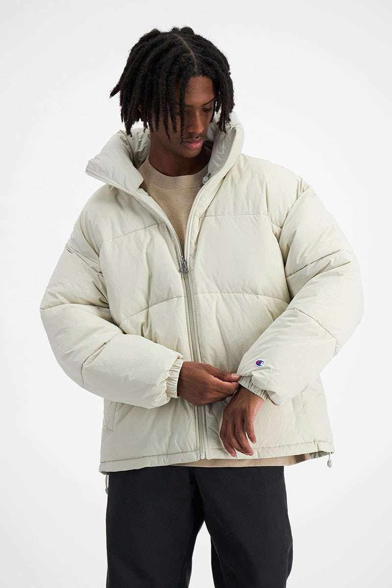 White champion puffer jacket top
