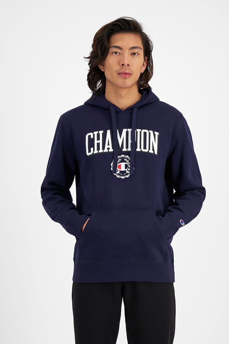 Champion graphic hoodie cheap