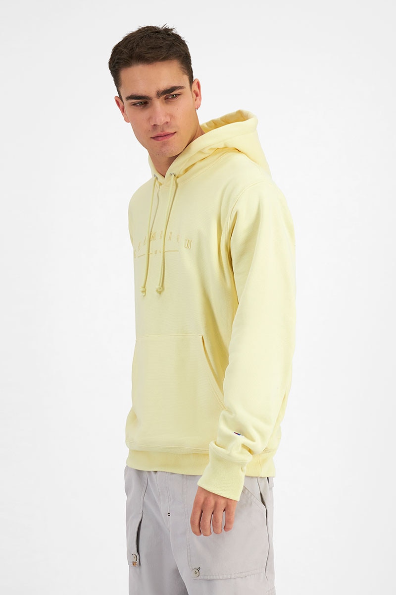 Champion sweatshirt light yellow new arrivals