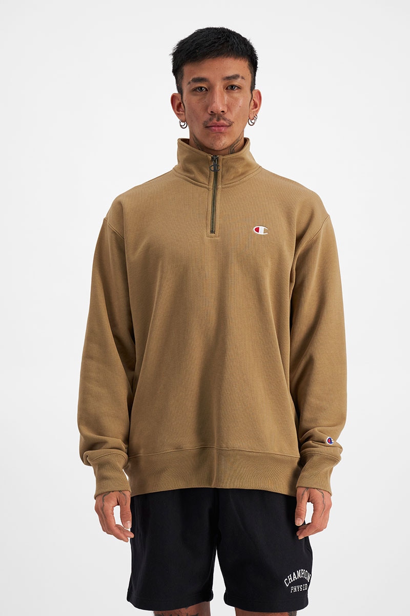 Reverse Weave French Terry Quarter Zip