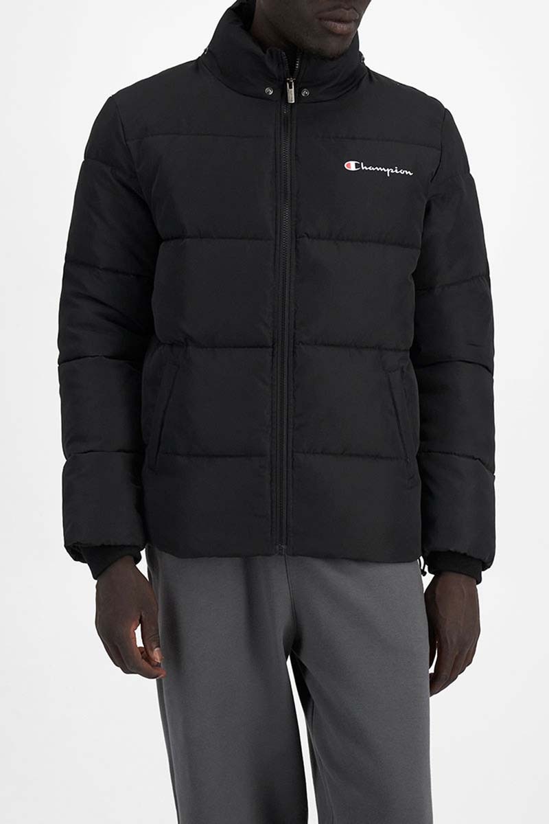 Champion puffer jacket black hotsell