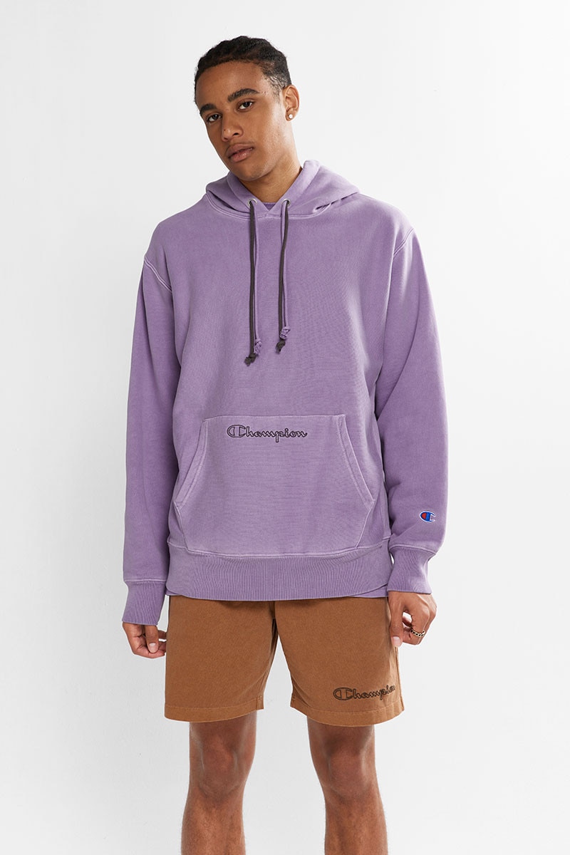 Reverse Weave Garment Dye Hoodie
