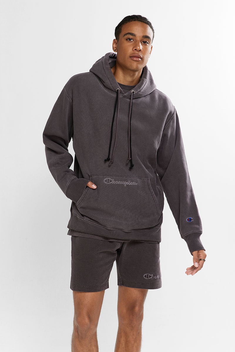 Reverse Weave Garment Dye Hoodie